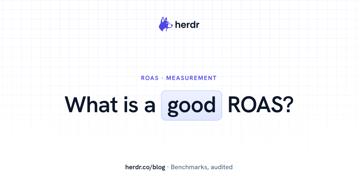 What is a good ROAS?